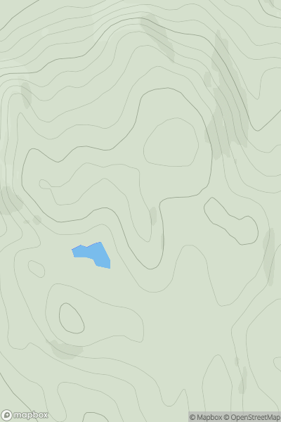 Thumbnail image for Sron na Gaoithe [Sunart and Ardgour] showing contour plot for surrounding peak